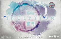 2019 Topps Inception MLB Baseball Hobby Box